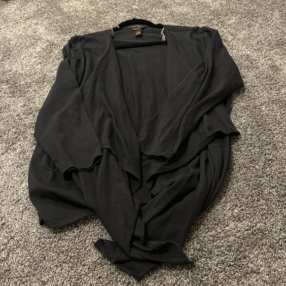 Gray long sleeve cardigan - Picture 1 of 3